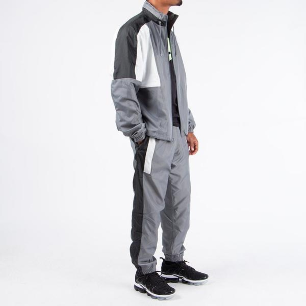 Nike Sportswear Cool Gray and Black Woven Pants - Picture 3 of 8